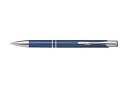 Delight Brush Kugelschreiber: Metallkugelschreiber mit Oberflächenfinish, blaue Mine.