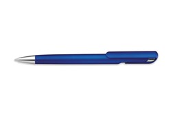Mayor Kugelschreiber: Stylischer Kunststoffkugelschreiber mit blauer Mine.