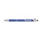 TARAS TOUCH Kugelschreiber: Blauschreibender Kugelschreiber mit Aluminiumgehäuse, gummierte Spitze zum Bedie